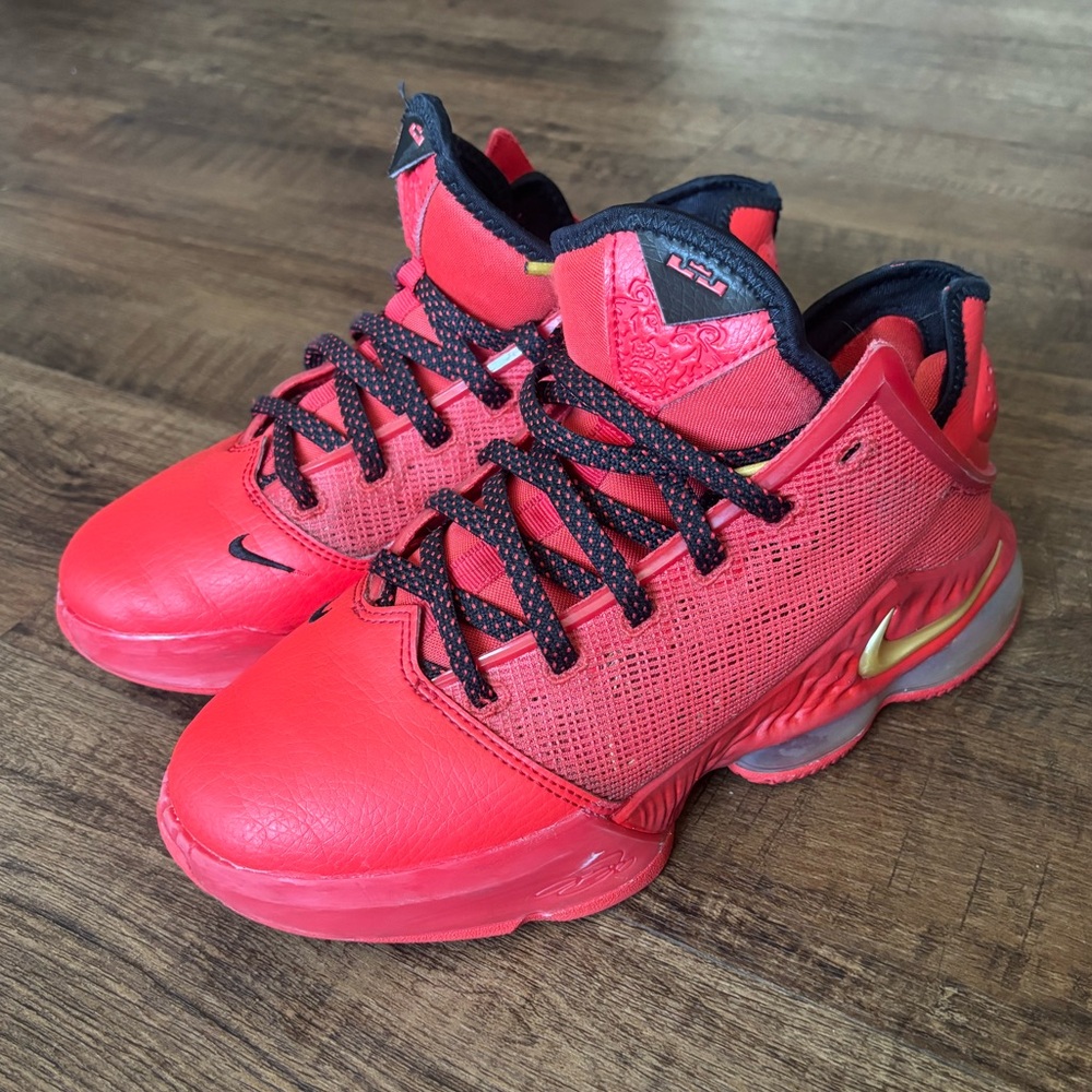 Nike LeBron 19 Low "Light Crimson" Basketball Shoes